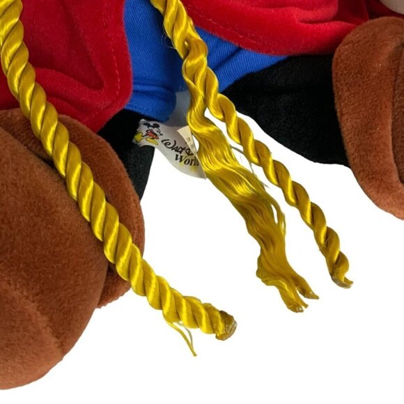 Walt Disney World Sorcerer Mickey Mouse Plush 18 inch Stuffed Toy Fantasia - Picture 9 of 9